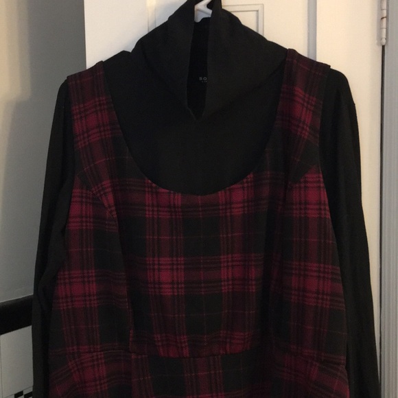 3X TORRID Plaid Skater Dress - Picture 7 of 15